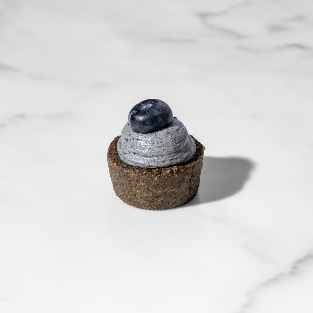 Black Sesame Ricotta Buckwheat Tart