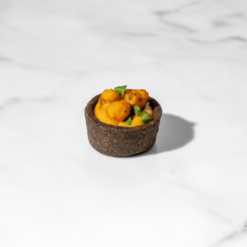 Sweet Potato & Crispy Chickpeas Buckwheat Tart