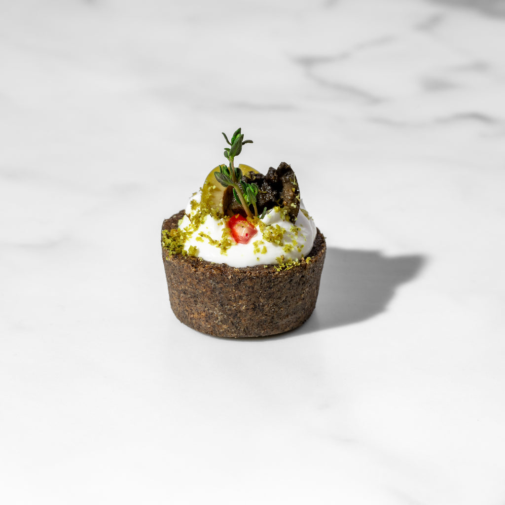 Labneh & Za'atar Buckwheat Tart