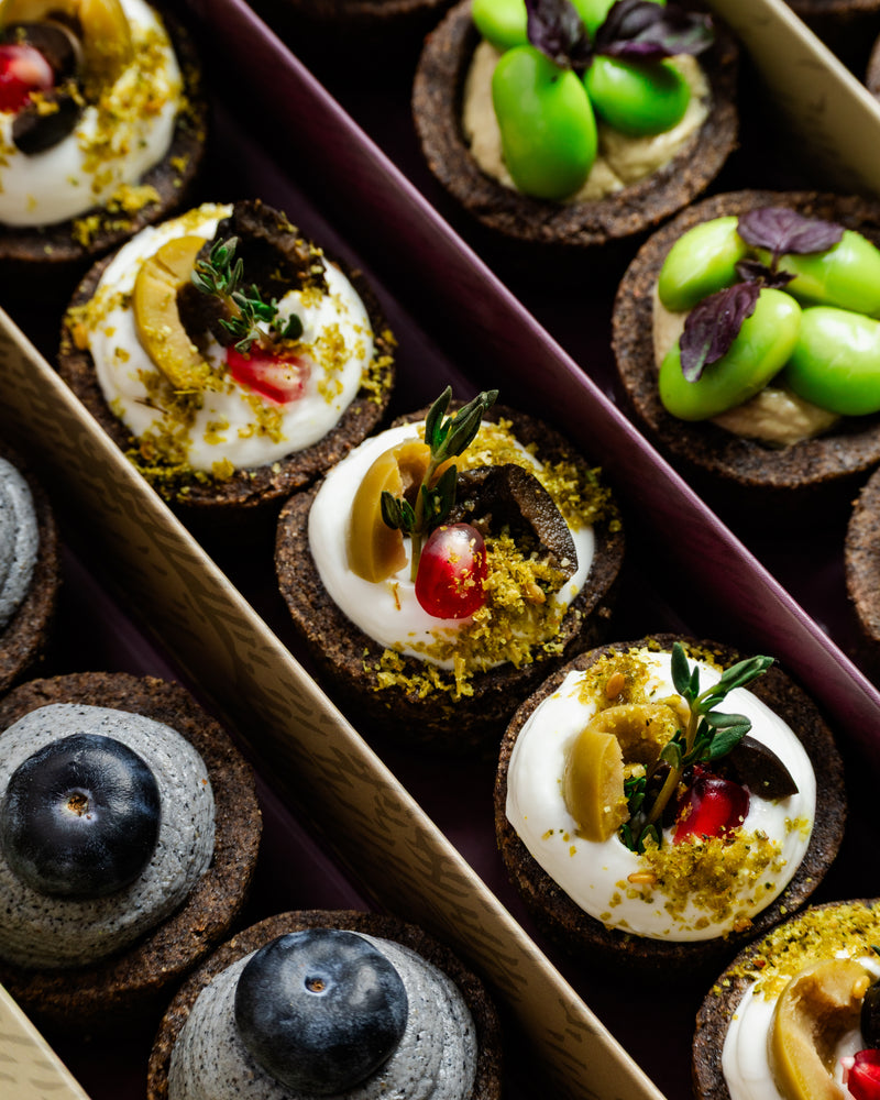 Labneh & Za'atar Buckwheat Tart