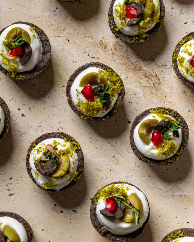 Labneh & Za'atar Buckwheat Tart