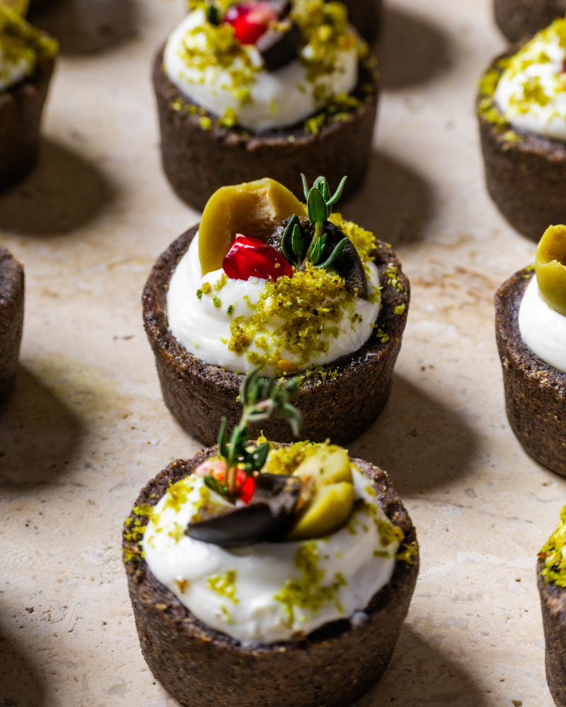 Labneh & Za'atar Buckwheat Tart