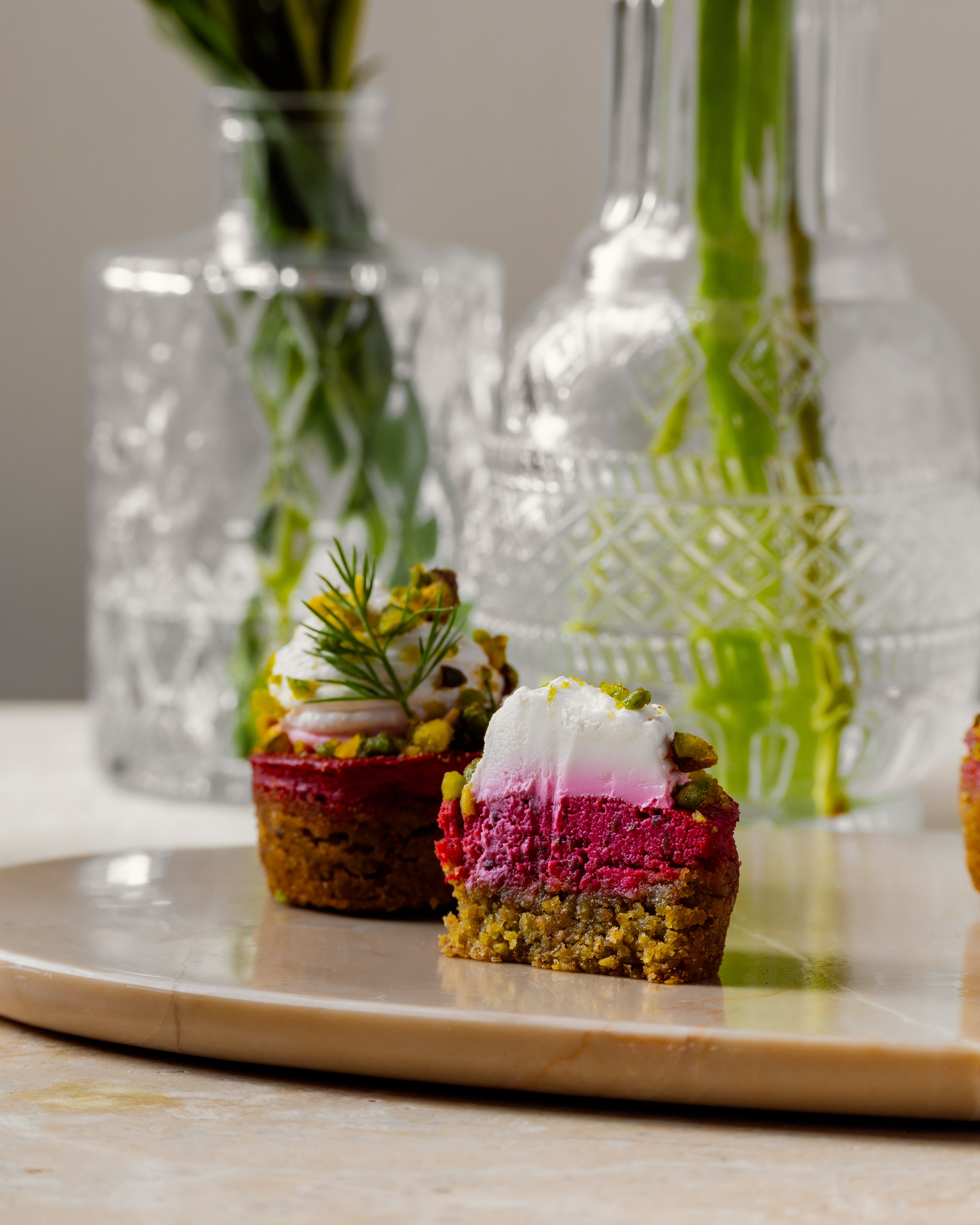 Savory Beetroot Cheescake